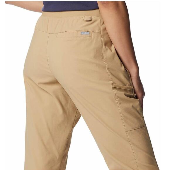 Columbia Leslie Falls Capri Omni-shade Pants | Womens Plus 3X, Khaki Tan NWT - Picture 5 of 6